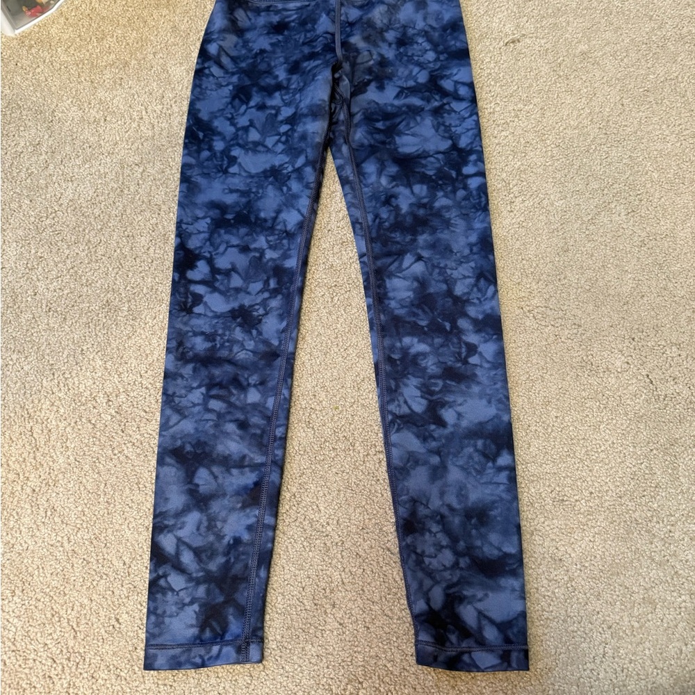Athleta girl Blue Tie-Dye Leggings